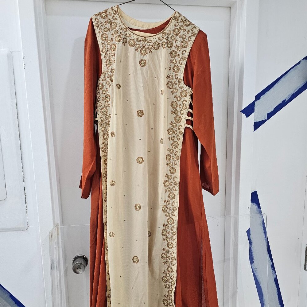 Georgette jacket suit